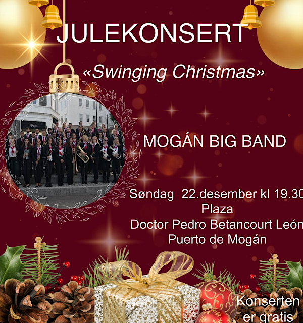 Julekonsert søndag 22 desember i Puerto Mogan