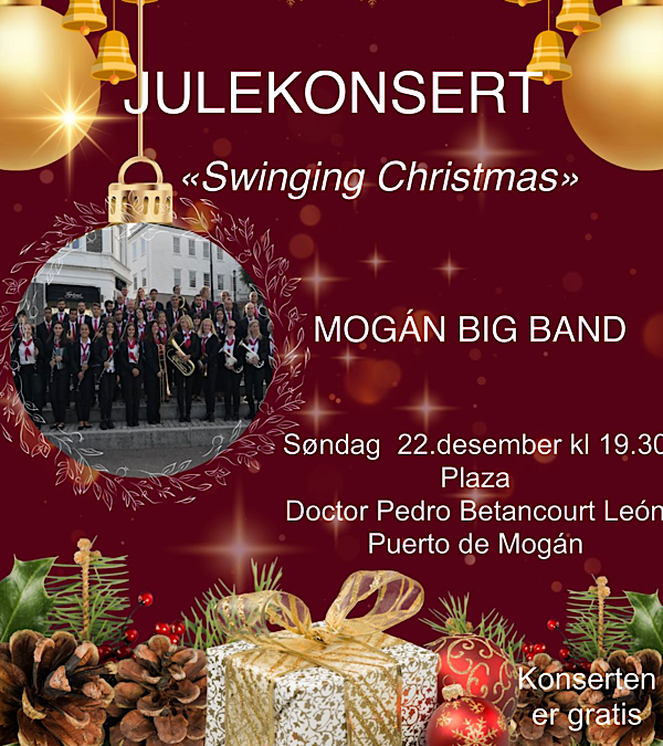 Julekonsert søndag 22 desember i Puerto Mogan