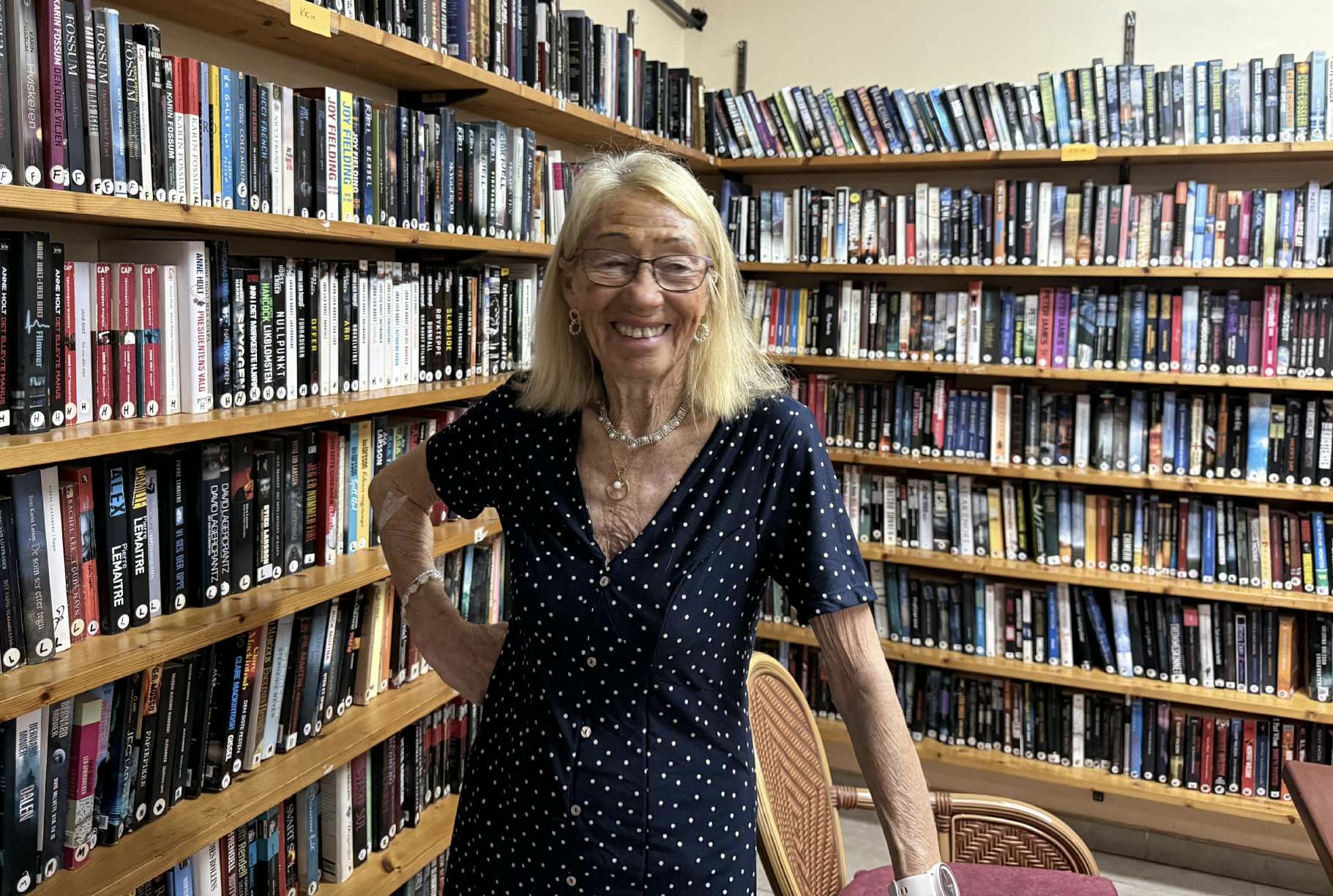 En samtale i biblioteket