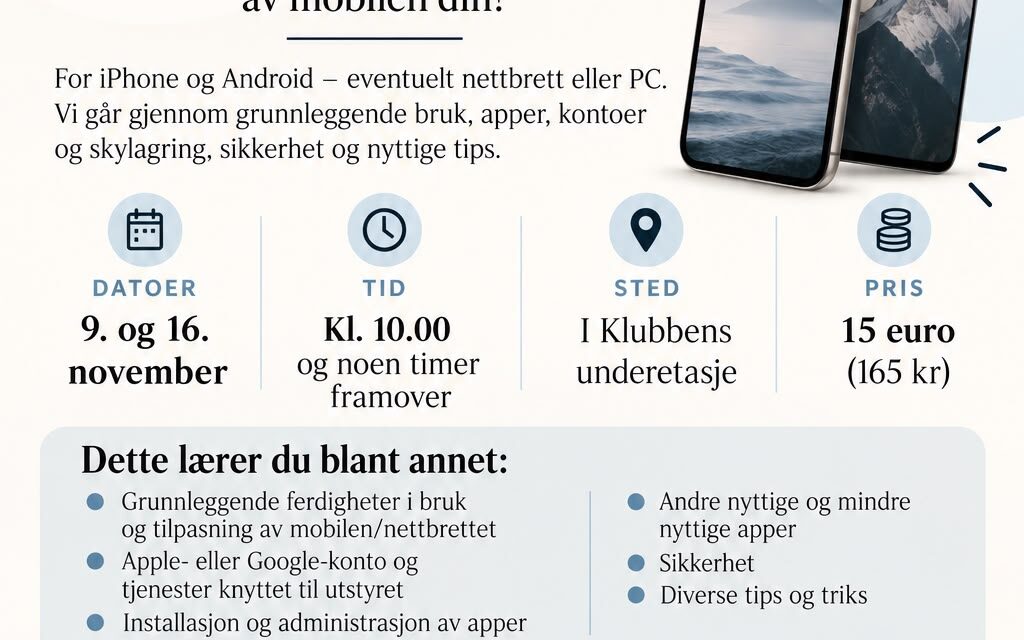 Bli en smartere mobiltelefon bruker