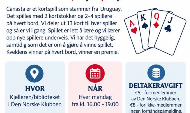Har du lyst å spille Canasta?